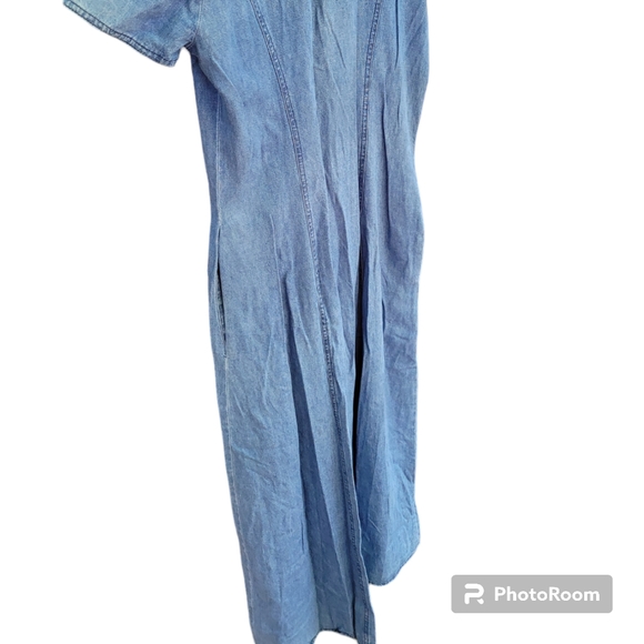 Vtg d.frank Jean Button Dress 4 Cottagecore - Picture 2 of 12